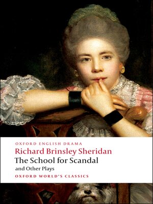 cover image of The School for Scandal and Other Plays